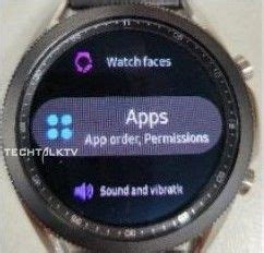 Samsung Galaxy Watch 3 Leaks With The Screen Powered On