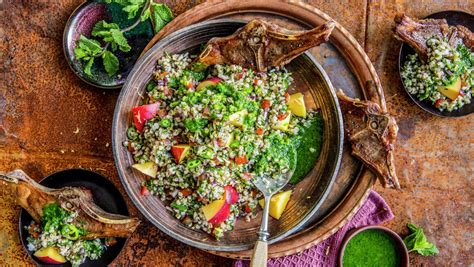 Lammekoteletter Med Tabbouleh Oppskrift MatPrat