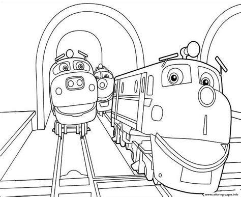 Train Chuggington S6779 Coloring page Printable