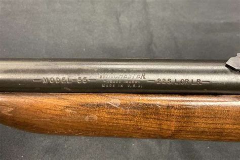 Winchester Model 55 22 Sllr Rifle Metzger Property Services Llc