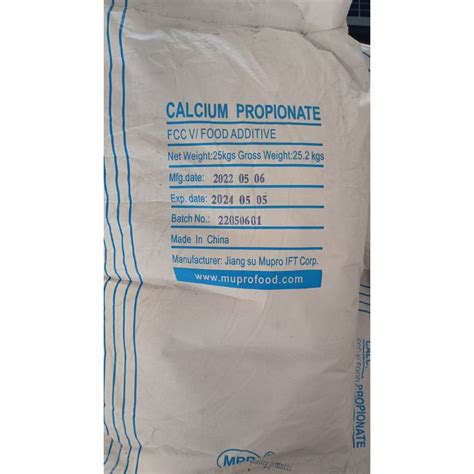 Jual Calcium Propionate Kalsium Propionat Asam Propionat Kg