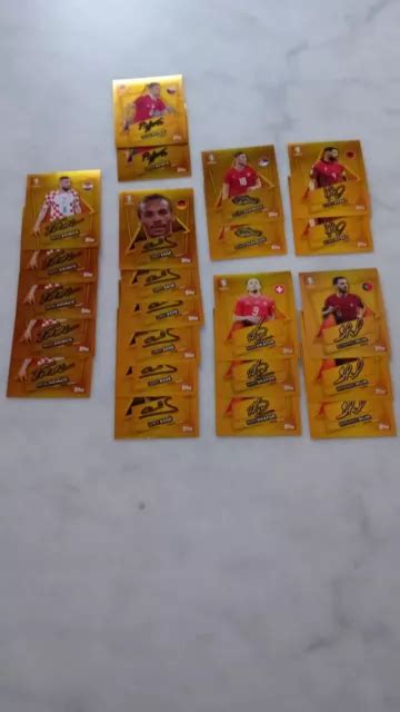 Topps Uefa Euro Germany Lotto Figurine Stickers Gold Sp