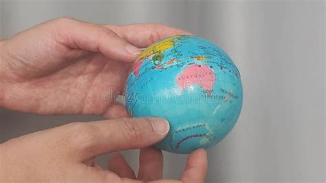 Close Up Human Hands Holding Planet Earth Stock Video Video Of Care