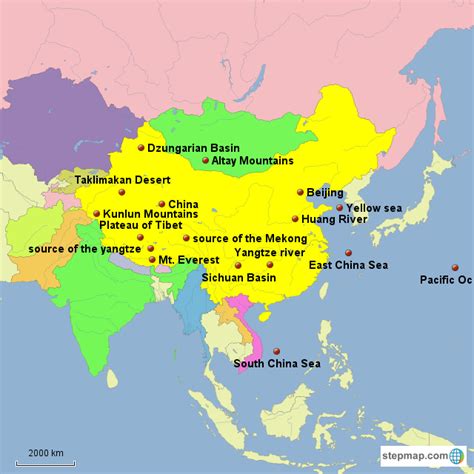 China Landmarks Map