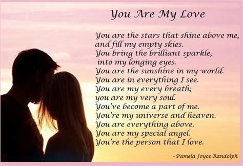 You Are My Love An Original Love Poem By Pamela Joyce Randolph