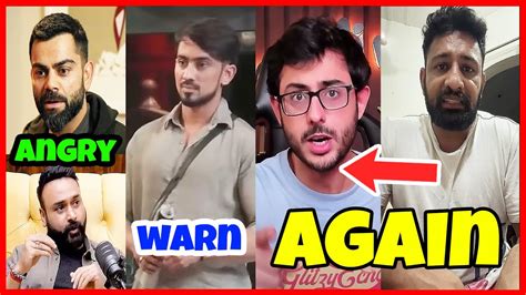 Angry Rajat Dalal And Carryminati Vs Ajaz Khan Virat Kholi Arrogant