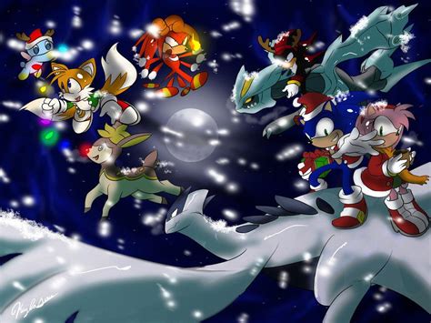 Sonic Christmas Wallpapers - Top Free Sonic Christmas Backgrounds - WallpaperAccess