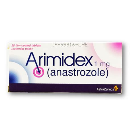 Arimidex 1 Mg Anastrozole 28 Tablets