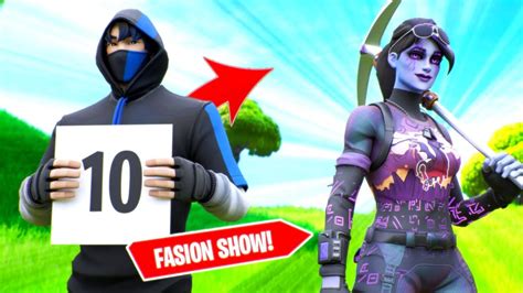 Fortnite Fashion Show Skin Competition Best Skins And Emotes Win Pt