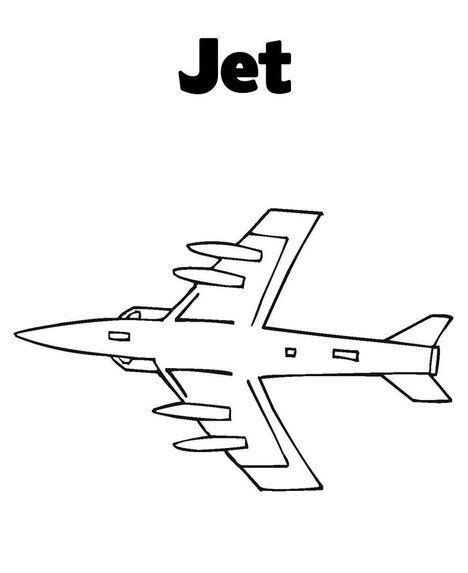 Printable Jet Coloring Pages & coloring book.