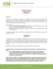 Teor As Del Pensamiento Y El Lenguaje Evaluaci N P Docx Materia