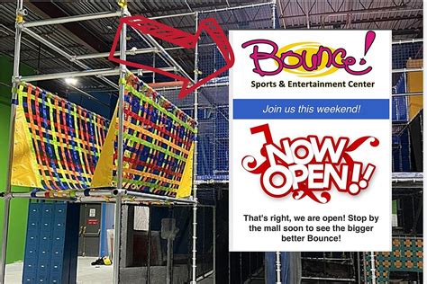 New And Improved Bounce At Poughkeepsie Galleria: Now Open With ...