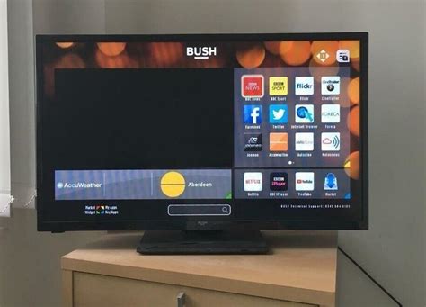 Bush Inch Hd Smart Wifi Led Built In Freeview Tv In Excellent