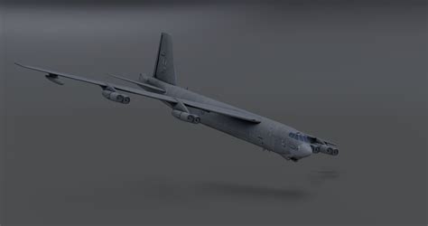 B52 Bomber - photorealistic 3D model - TurboSquid 2139980