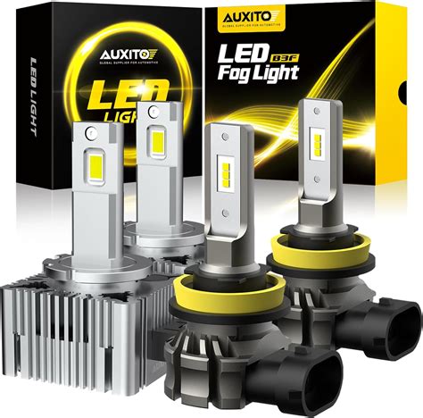 Amazon Auxito H H H Led Fog Light Bulbs Or Drl D S D R Led