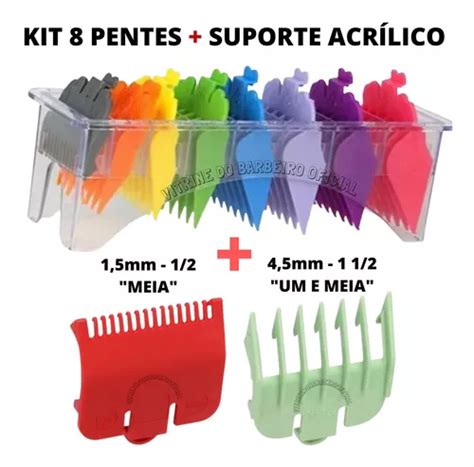 Kit 8 Pentes Suporte Acrílico 2 Pentes De Disfarce MercadoLivre