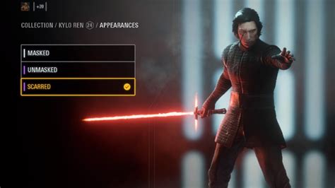 Kylo Ren SCARRED Oufit SHOWCASE Battlefront 2 YouTube