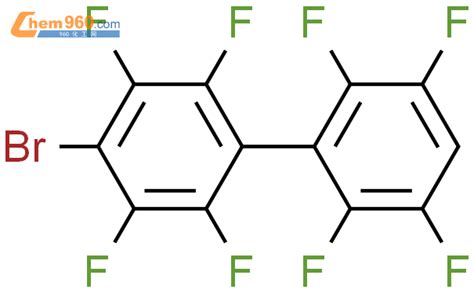 34265 99 1 1 1 Biphenyl 4 bromo 2 2 3 3 5 5 6 6 octafluoro 化学式结构