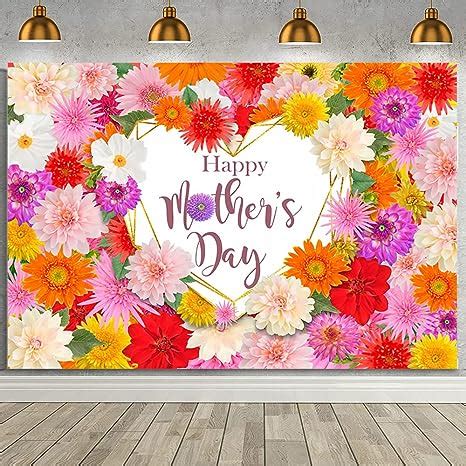 Amazon MEHOFOND 7x5ft Mother S Day Backdrop Happy Mother S Day