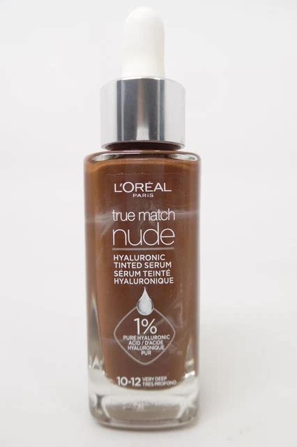 L ORÉAL PARIS TRUE Match Nude Hyaluronic Tinted Serum Foundation 10 12