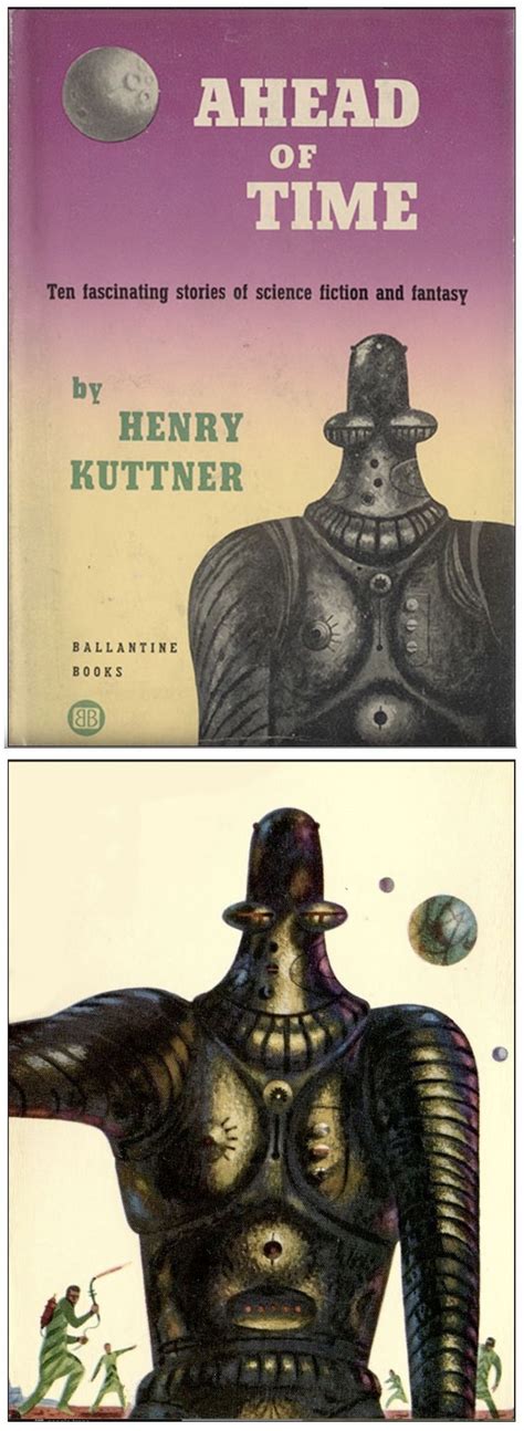 RICHARD M. POWERS - Ahead of Time by Henry Kuttner - 1953 Ballantine ...