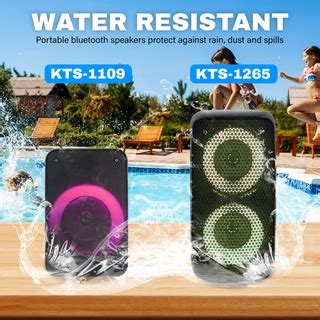 Osq Kts Kts Kts Water Resistant Portable Bluetooth