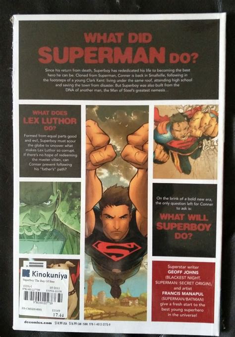 Brand New DC Comic Superboy The Boy Of Steel 2011 TPB By Geoff Johns