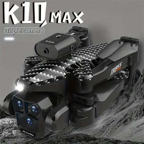 Dron K10 Max Profesional De Tres C Maras Para Fotograf A A Rea Cuadric