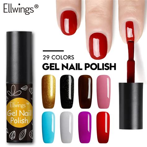 Ellwings Pcs Color Hybrid Gel Varnish Painted Esmaltes Gel Nail Polish