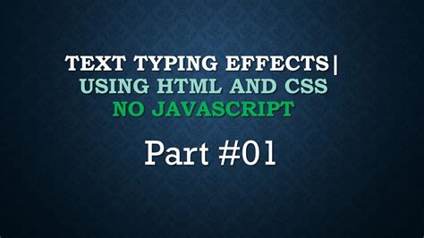 Text Typing Effect Using Html And Css Only Html Css Text Typing Hot Sex Picture