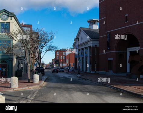 old buildings along roadway Stock Photo - Alamy