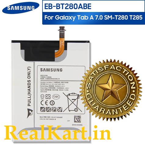 Original Samsung Galaxy Tab A Sm T Sm T Battery Eb