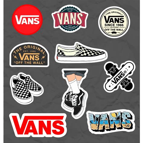 Jual Stiker Stiker Pack 10 Pcs Vans Brand Distro Graftac Vinil