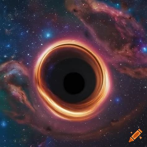 Captivating Realism Of A Cosmic Black Hole On Craiyon