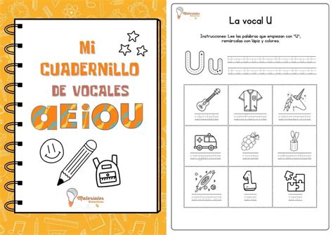 Cuadernillo De Las Vocales Materiales Educativos Para Maestro Nbkomputer