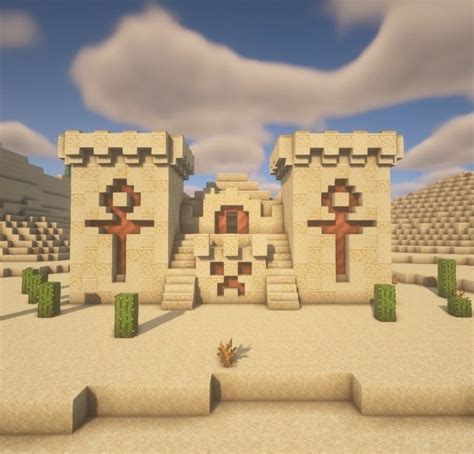 Desert Temple | Minecraft, Minecraft projects, Minecraft creations