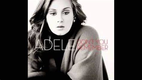 Album Adele Dont You Remember Youtube