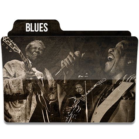 Blues Musica Carpetas Iconos Archivos Y Carpetas