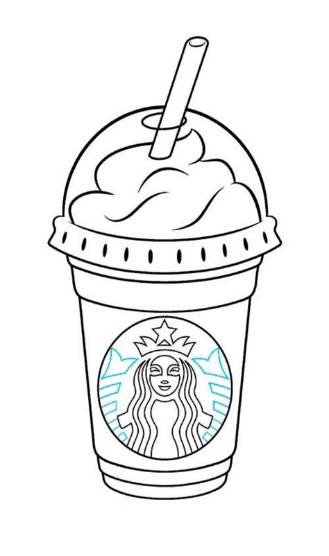 Starbucks Cup Drawing Starbucks Art Starbucks Frappuccino Cartoon