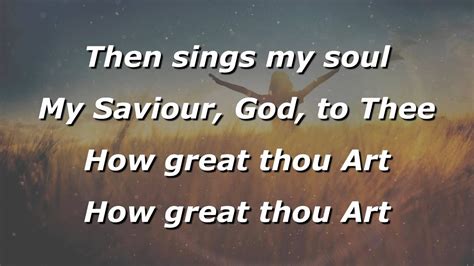 How Great Thou Art Instrumental Youtube