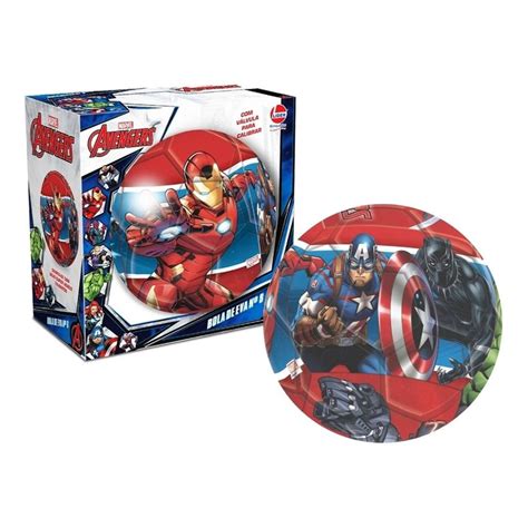 Bola Eva Heróis Avengers Marvel Infantil N8 Lider Brinquedos Submarino