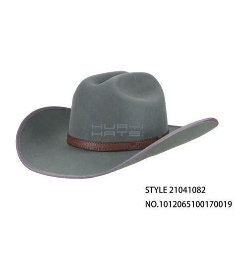 Custom Felt Cowboy Hats , Felt Cowboy Hats Manufacturing Supplier