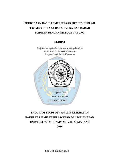 PDF PERBEDAAN HASIL PEMERIKSAAN HITUNG JUMLAH Repository Unimus Ac