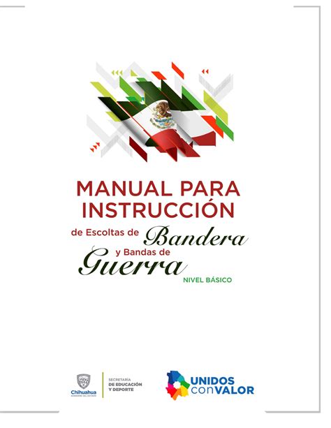 Manual escolta NADA MANUAL PARA INSTRUCCIÓN DE ESCOLTAS Y BANDAS DE