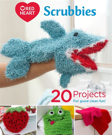 Red Heart Scrubbies 20 Projects For Good Clean Fun Bring Joy To