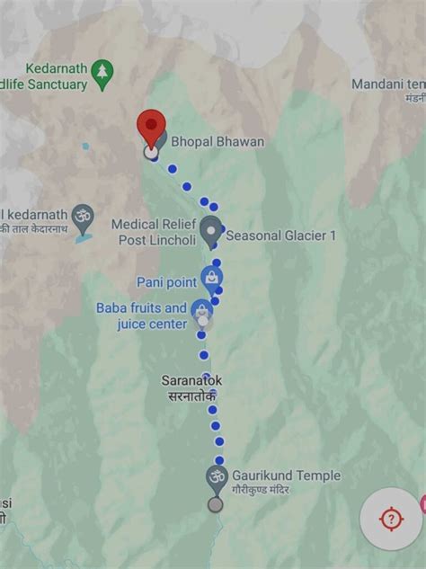 Gaurikund To Kedarnath Distance 16 Km Trek Route Map Price