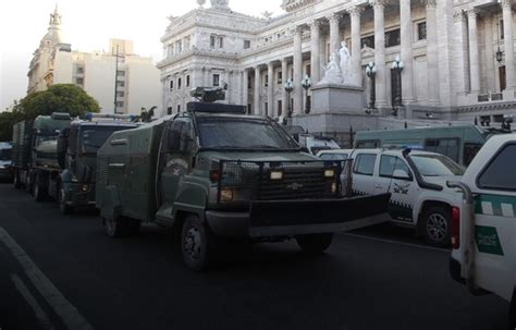 Ley Mnibus En El Congreso Gendarmer A Aplic Protocolo Anti Piquetes