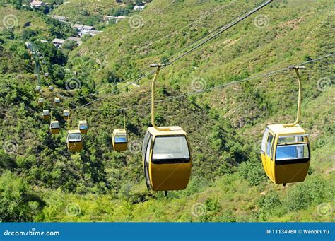 Aerial Tramway Stock Photo Image Of Landscape Environment 11134960