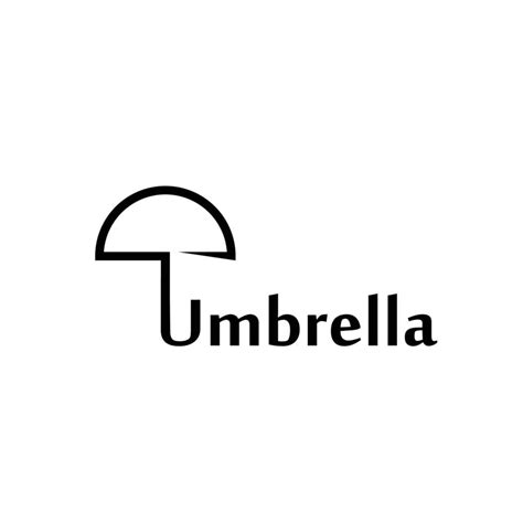 umbrella logo design symbol 17378175 Vector Art at Vecteezy