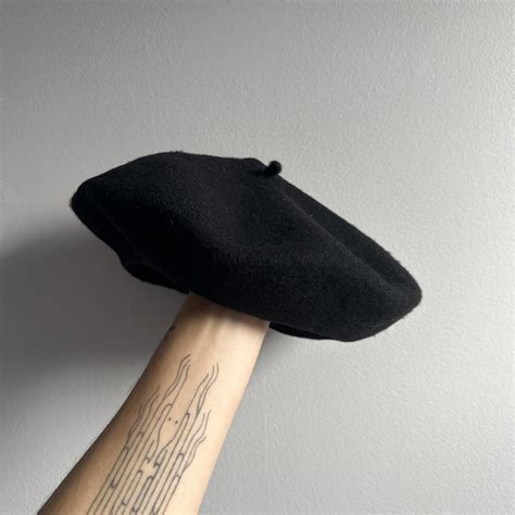 Black Beret - originally bought from Urban... - Depop